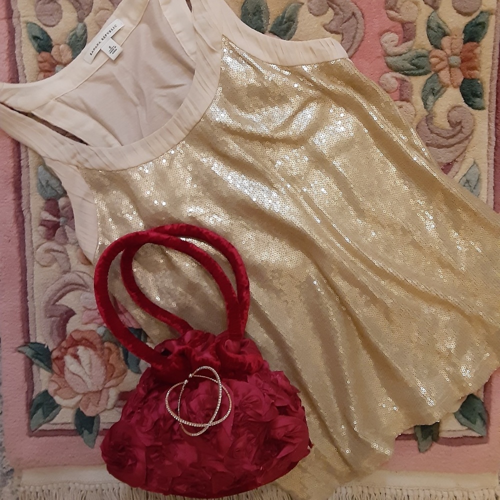Banana Republic sequin top for Evening
